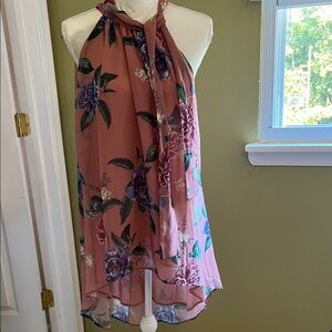 Sweet Pea Pink Floral Dress